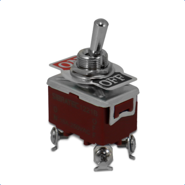 Chave Alavanca Liga/desliga | Parafuso | 1221b | 2 Polos